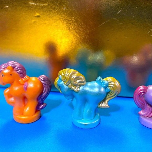 MY LITTLE PONY G1 80’s PETITE PONIES PRETTY N PEARLY PONIES & A PONY TAILS PONY - Picture 13 of 15